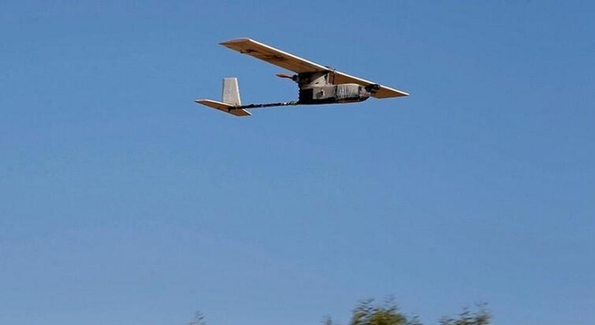 طائرة مسيرة تابعة للمقاتلين الفلسطينيين في قطاع غزة