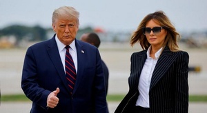 إصابة ترامب وزوجته م