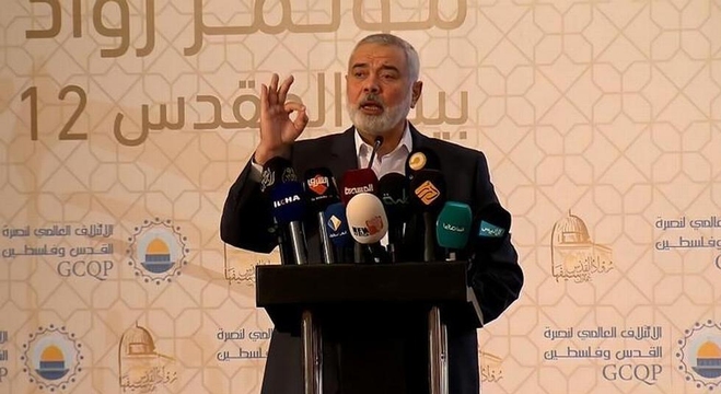 رئيس المكتب السياسي لحماس، إسماعيل هنية