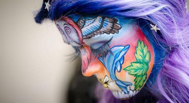 المهرجان الدولي للرسم على الجسم